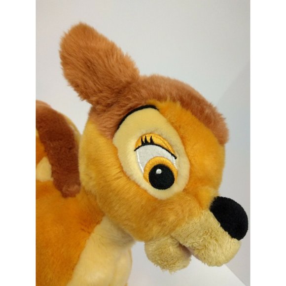 Disney Store Exclusive 13" Bambi Plush Stuffed Animal Soft Cuddle Toy Reindeer - Picture 3 of 11